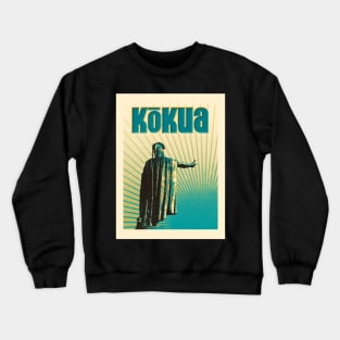 King Kamehameha showing Kokua Crewneck Sweatshirt